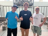 左から木梨憲武(とんねるず)、酒井一圭(純烈)、所ジョージ。