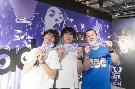 ポップアップショップに来店したMy Hair is Bad。（Photo by Takeshi Yao）