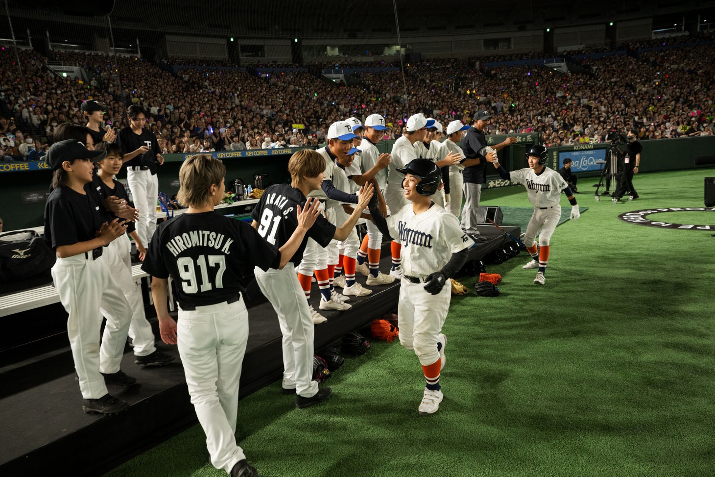 「Act for HOPE to HEROes PROJECT in TOKYO DOME」の様子。(c)TOBE Co., Ltd.