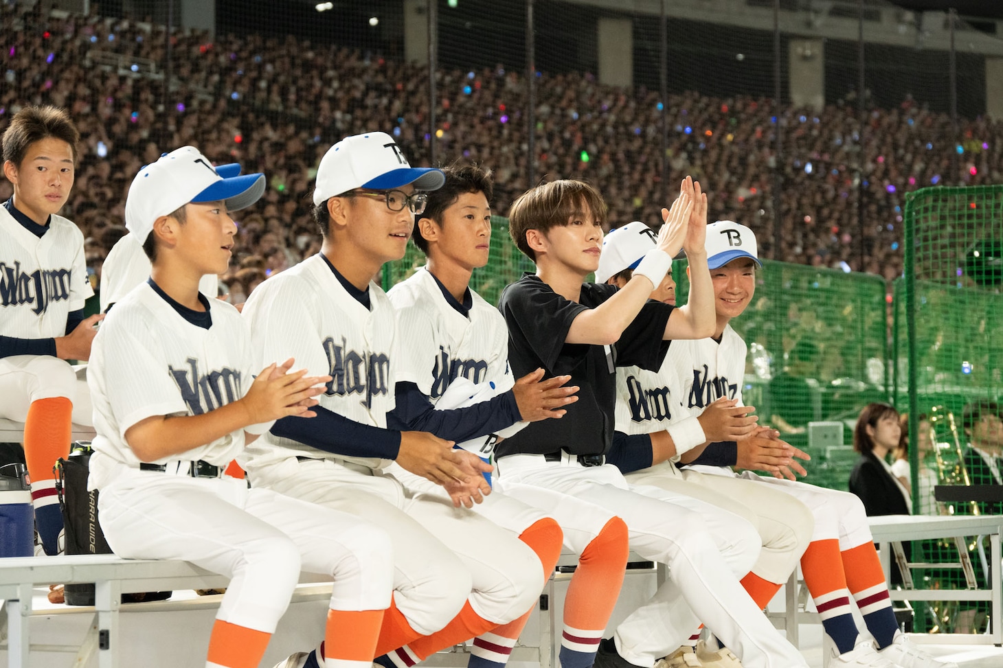「Act for HOPE to HEROes PROJECT in TOKYO DOME」の様子。(c)TOBE Co., Ltd.