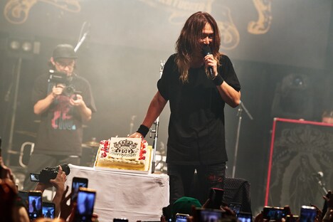 Jのバースデーソロライブの様子。（撮影：KEIKO TANABE）