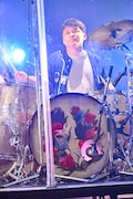尾崎和樹(Dr / Galileo Galilei)(撮影:高田梓)