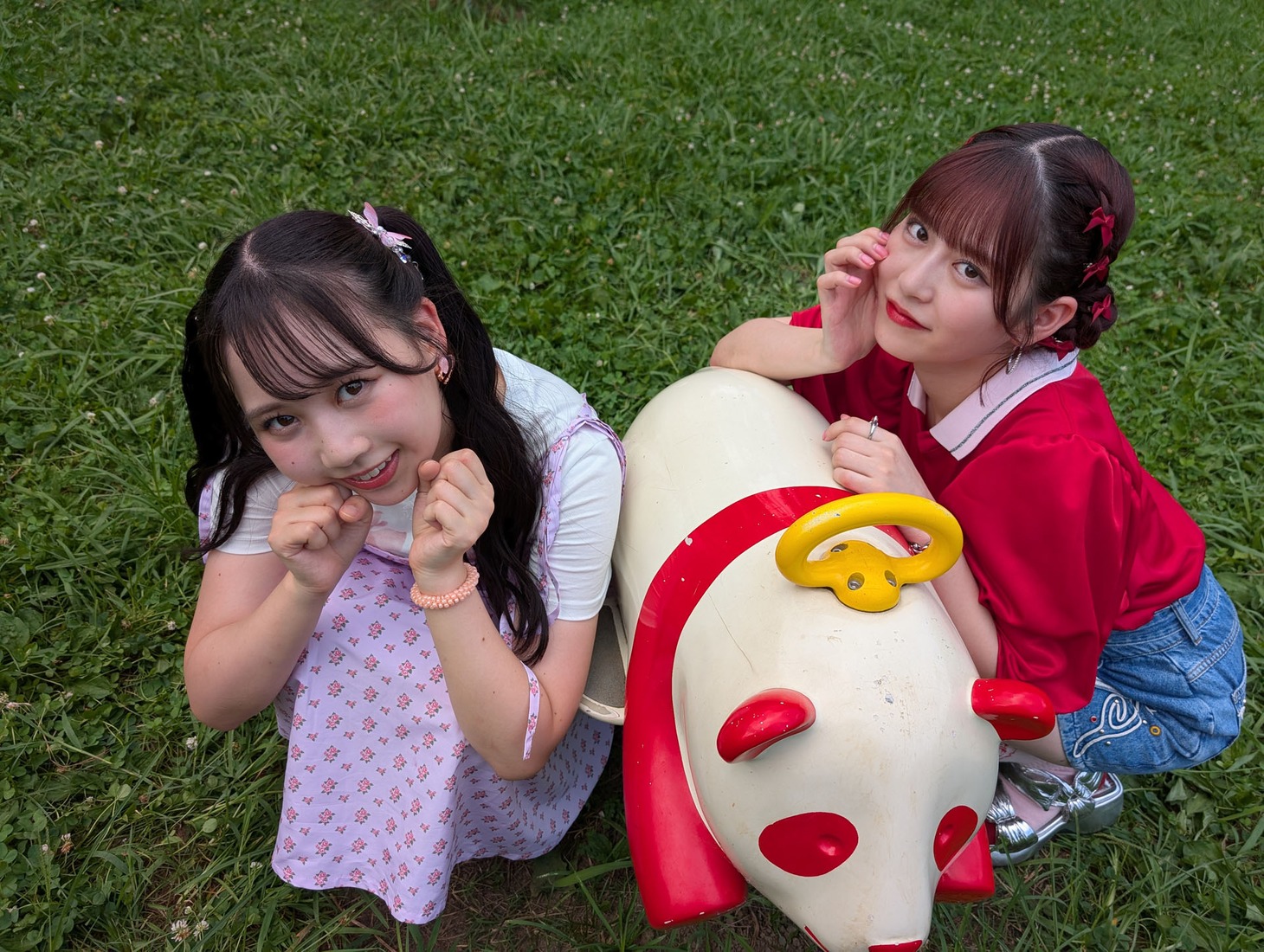 CMオフショット。