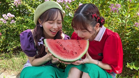 CMオフショット。