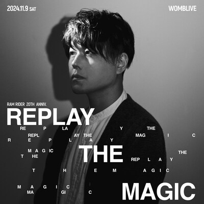 「RAM RIDER 20th Anniversary LIVE『REPLAY THE MAGIC』」告知ビジュアル