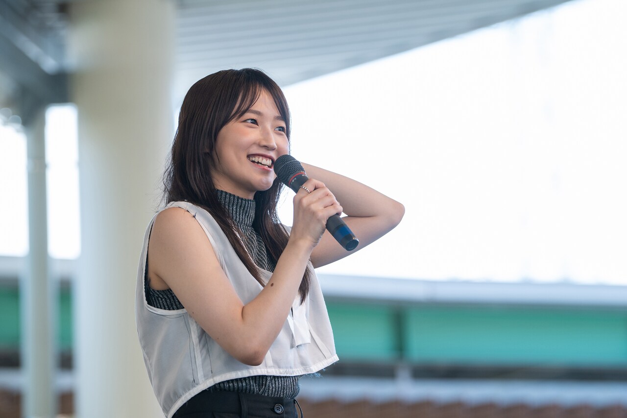 鞘師里保ソロで初めてのリリイベ行脚、12年ぶりのアリオ橋本で