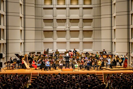 「BRA★BRA FINAL FANTASY BRASS de BRAVO 2024 with Siena Wind Orchestra」の様子。