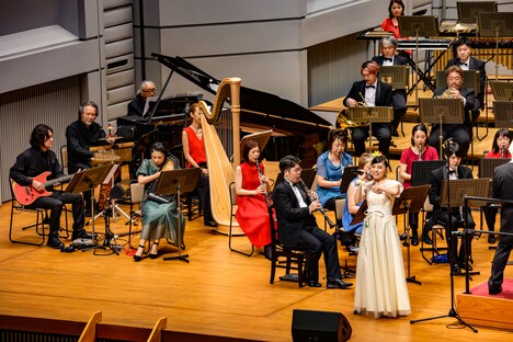 「BRA★BRA FINAL FANTASY BRASS de BRAVO 2024 with Siena Wind Orchestra」の様子。