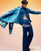 MINGYUを起用したCalvin Klein2024年秋のデニムキャンペーンビジュアル。