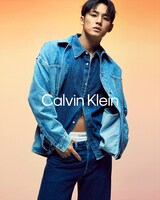 MINGYUを起用したCalvin Klein2024年秋のデニムキャンペーンビジュアル。