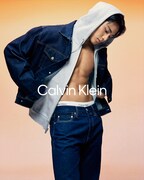 MINGYUを起用したCalvin Klein2024年秋のデニムキャンペーンビジュアル。