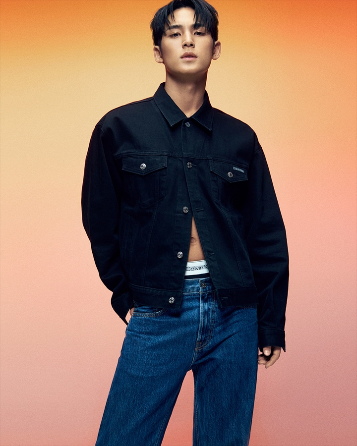 MINGYUを起用したCalvin Klein2024年秋のデニムキャンペーンビジュアル