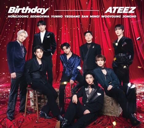 ATEEZ「Birthday」ATINY盤ジャケット (c)ユニバーサルミュージック