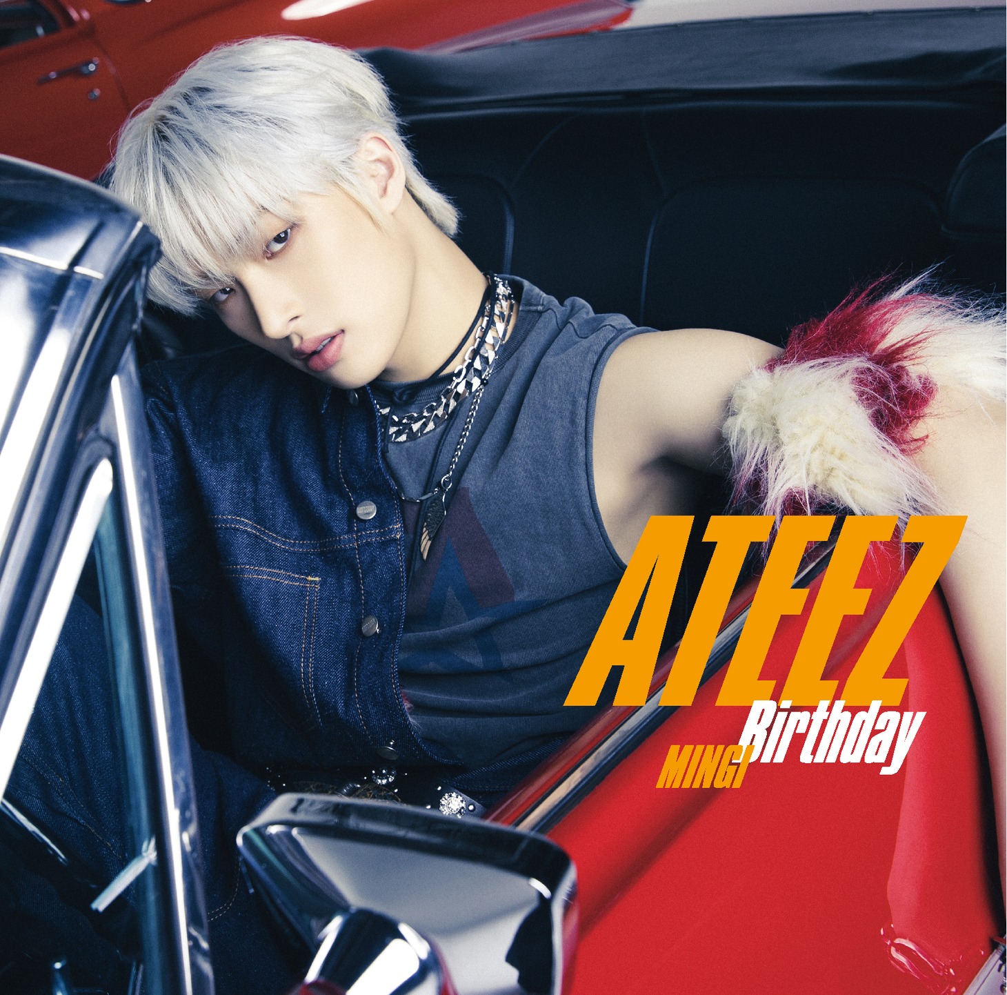 ATEEZ「Birthday」ソロ盤（MINGI）ジャケット (c)ユニバーサルミュージック
