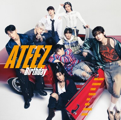 ATEEZ「Birthday」通常盤ジャケット (c)ユニバーサルミュージック