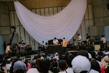 STUTS「“90 Degrees” LIVE at 日比谷公園大音楽堂」の様子。（Photo by Daiki Miura）