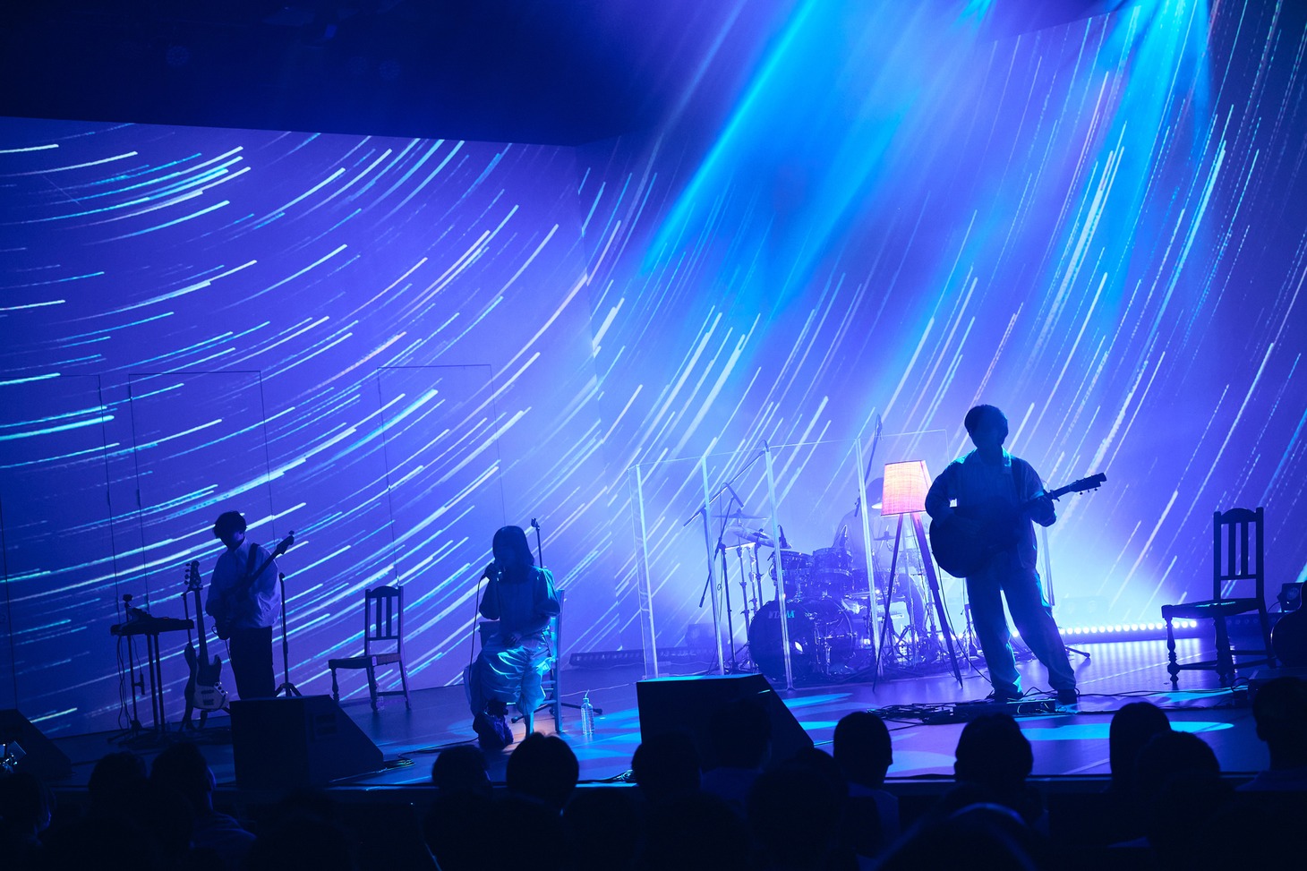 tayori「1st Live “春を待つ”」の様子。