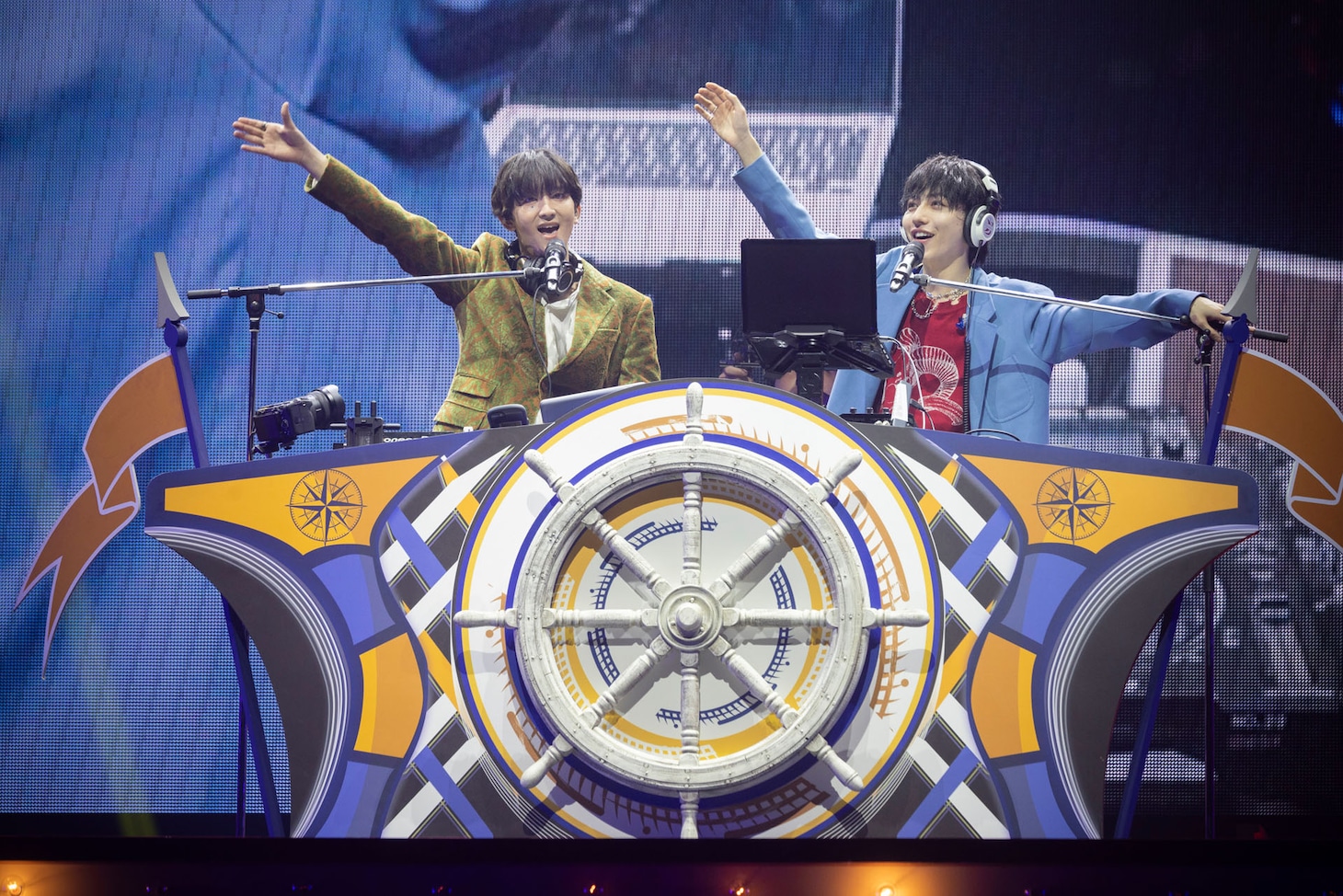 DJ高岡ミロ（Lienel）と、DJ長野凌大（原因は自分にある。）。
