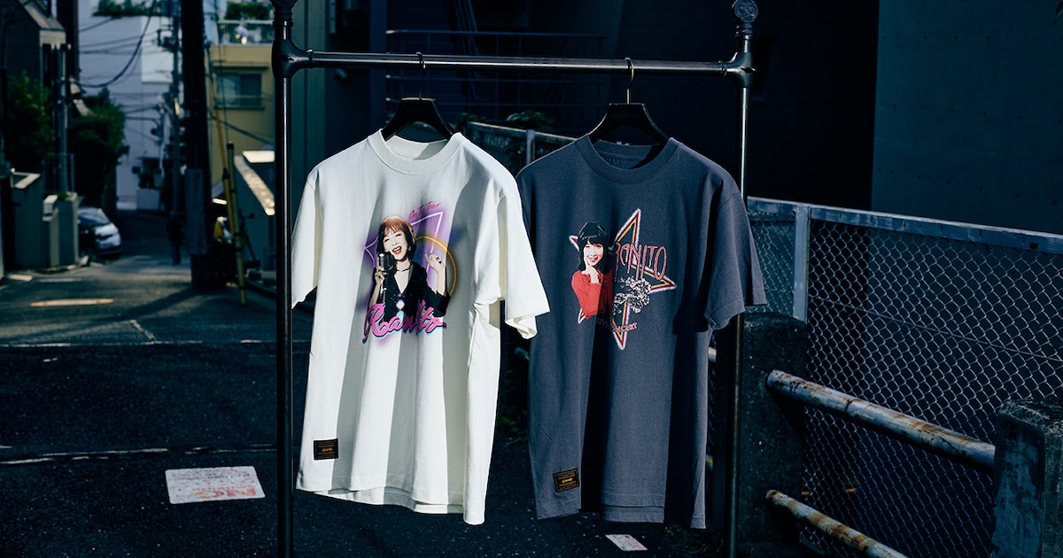 伊藤蘭とglambがコラボ、キャンディーズ期のビジュアルもTシャツに 