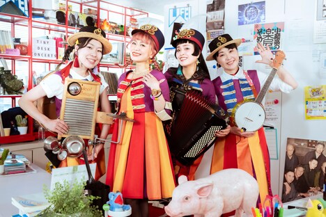 左からふーちん、チャラン・ポ・ランタン、さくらん。（写真提供：NHK）