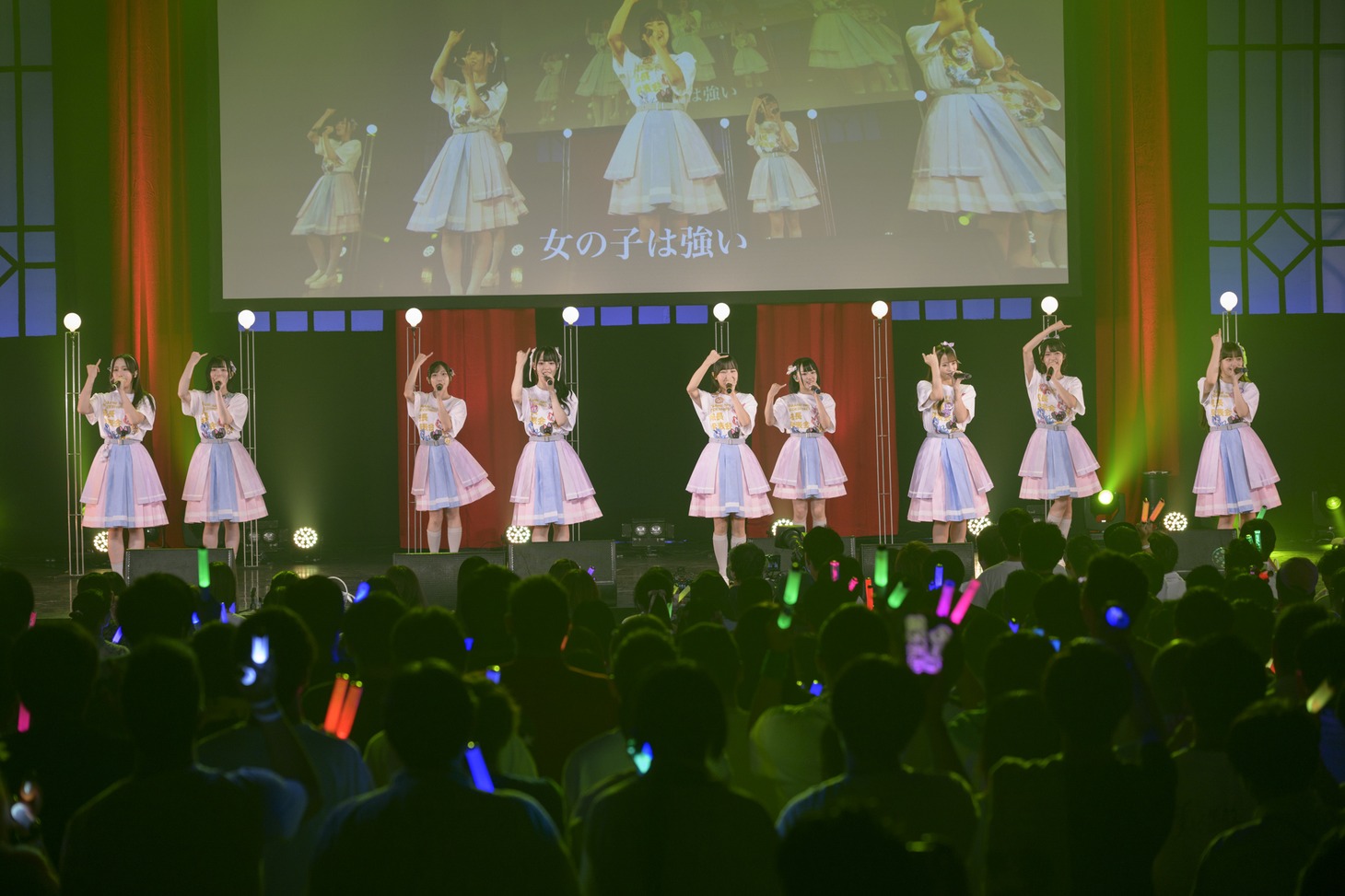 高嶺のなでしこ「2ndファンミーティング～成長発表会～」の様子。