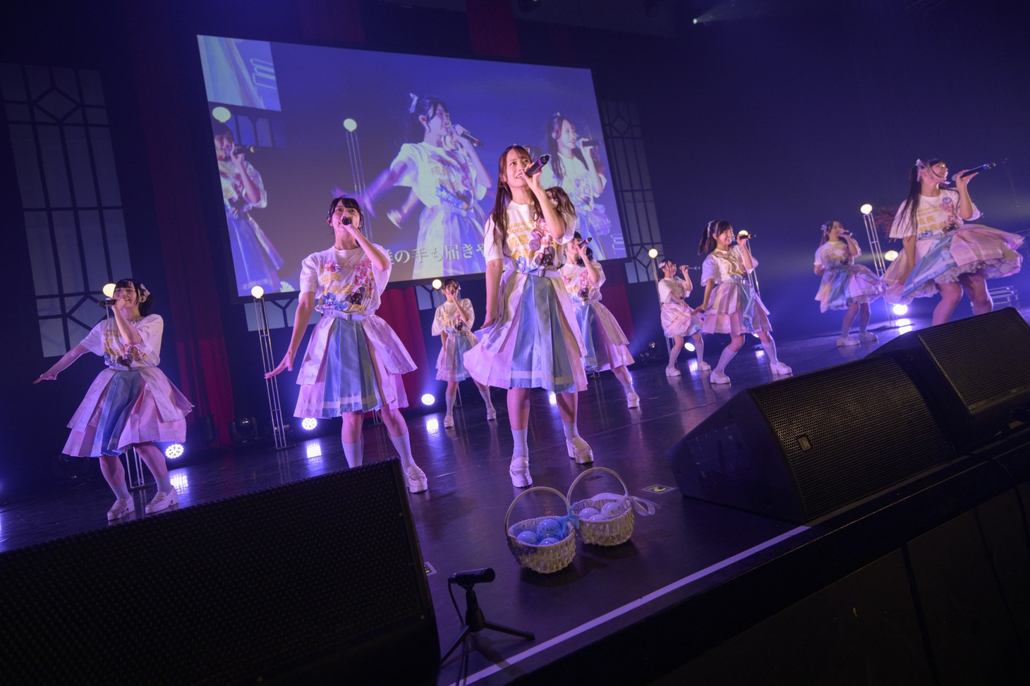 高嶺のなでしこ「2ndファンミーティング～成長発表会～」の様子。