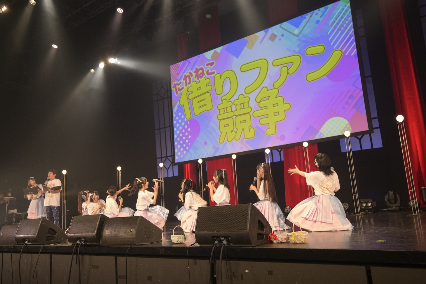 高嶺のなでしこ「2ndファンミーティング～成長発表会～」の様子。