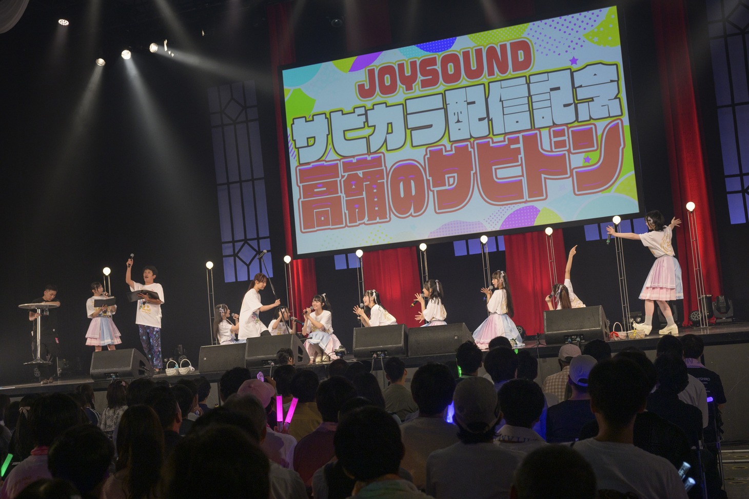 高嶺のなでしこ「2ndファンミーティング～成長発表会～」の様子。