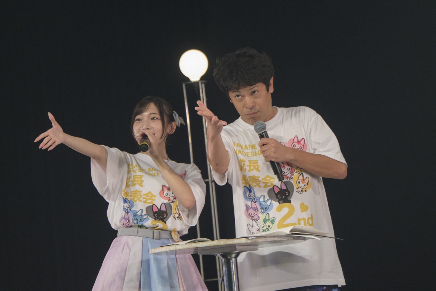 高嶺のなでしこ「2ndファンミーティング～成長発表会～」の様子。