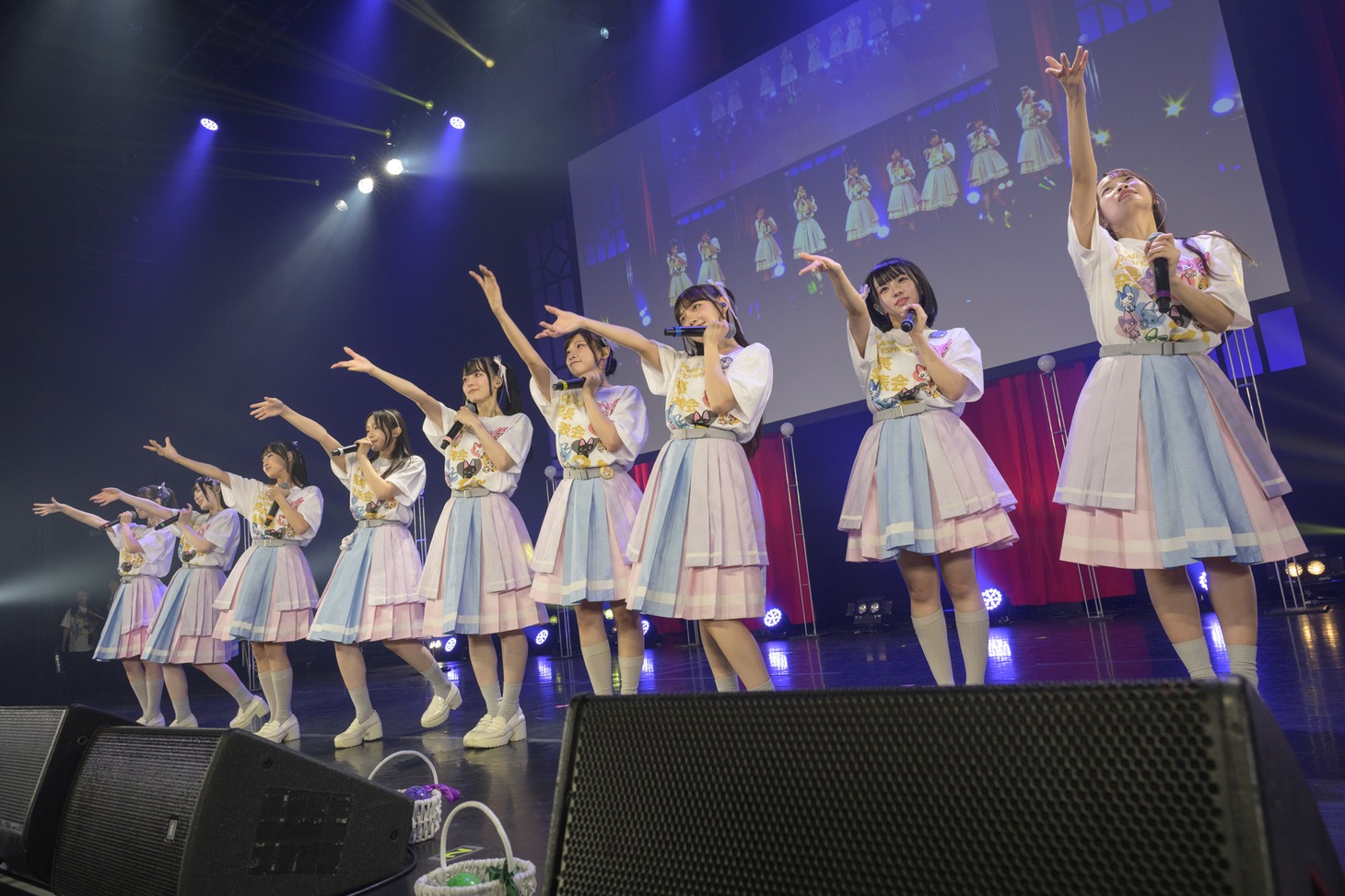 高嶺のなでしこ「2ndファンミーティング～成長発表会～」の様子。