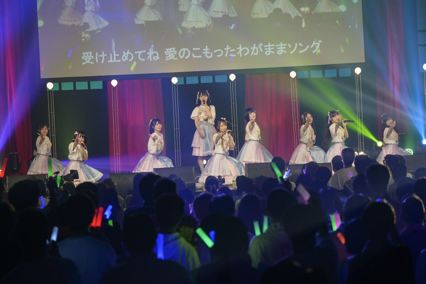 高嶺のなでしこ「2ndファンミーティング～成長発表会～」の様子。