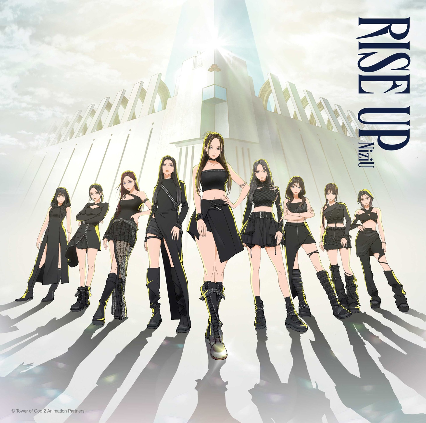NiziU「RISE UP」期間生産限定盤ジャケット