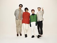 左から岡田拓郎（G）、柴田聡子（Vo）、まきやまはる菜（B）、浜公氣（Dr）。