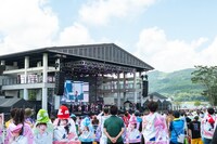 「えびちゅう 夏のファミリー遠足 略してファミえん in 山中湖2024」2日目の様子。