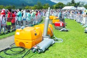 「えびちゅう 夏のファミリー遠足 略してファミえん in 山中湖2024」2日目の様子。