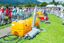 「えびちゅう 夏のファミリー遠足 略してファミえん in 山中湖2024」2日目の様子。