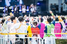 「えびちゅう 夏のファミリー遠足 略してファミえん in 山中湖2024」2日目の様子。