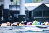 「えびちゅう 夏のファミリー遠足 略してファミえん in 山中湖2024」2日目の様子。