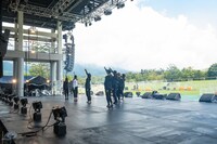 「ファミえん2024」2日目リハーサルの様子。