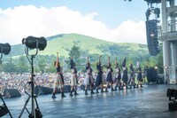 「えびちゅう 夏のファミリー遠足 略してファミえん in 山中湖2024」2日目の様子。