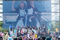 「えびちゅう 夏のファミリー遠足 略してファミえん in 山中湖2024」2日目の様子。