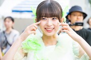「前髪がうまくいった」とゴキゲンで登場する小久保柚乃。