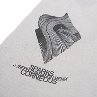 Cornelius「BAD ADVICE / MIND TRAIN」スウェットシャツの現物イメージ。