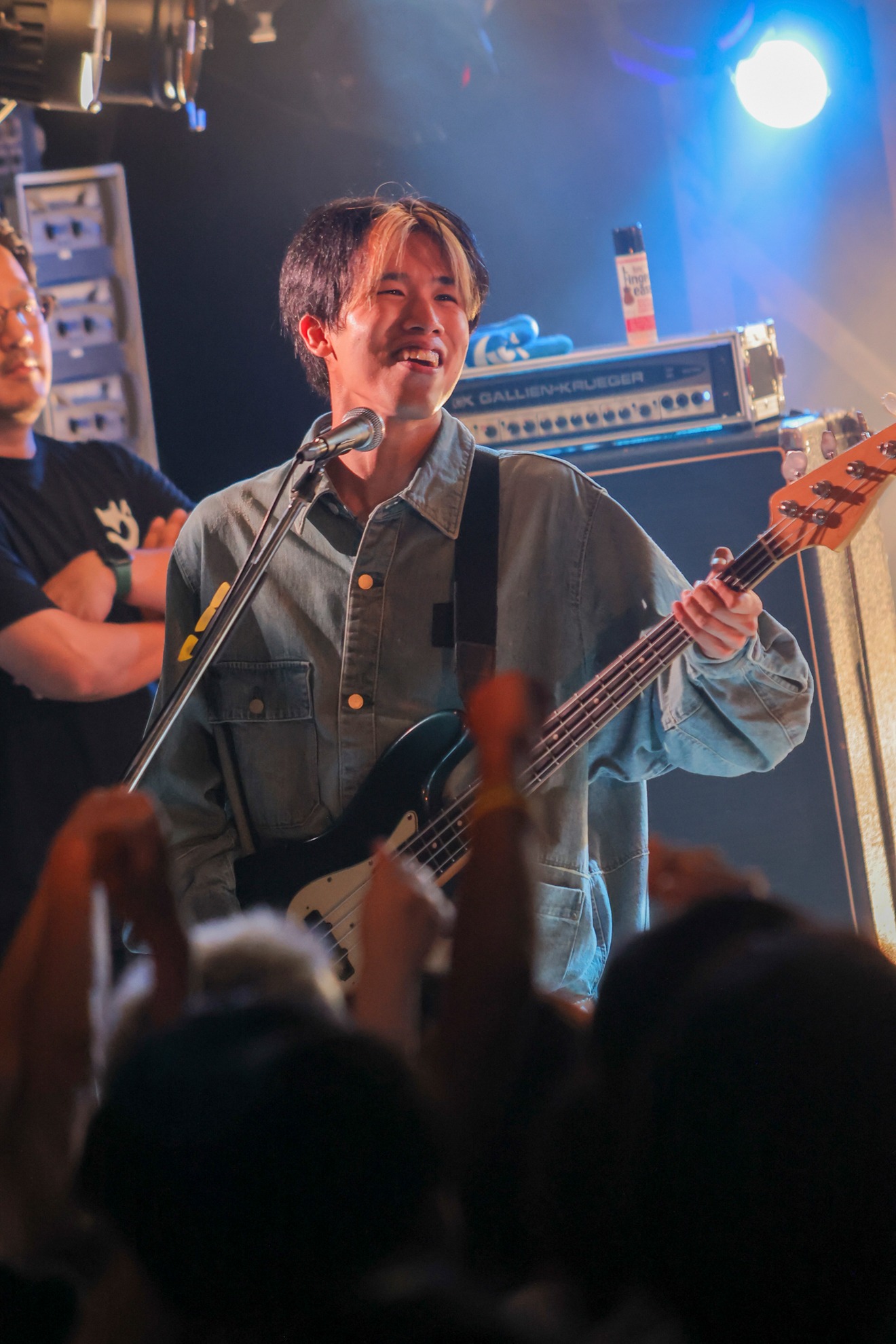堀内一憲（B, Cho / プッシュプルポット）（撮影：柴田恵理）