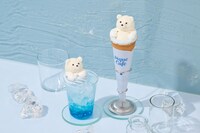 gelato pique cafeで提供されるクレープとドリンク。