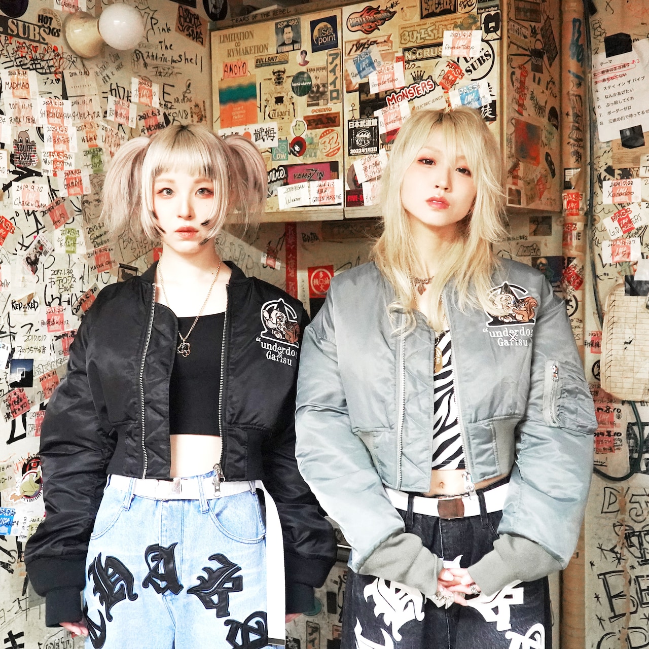 カナミルと八月ちゃん、GALFY×GALLIS ADDICTIONモデル担当 2ショットは