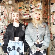 カナミルと八月ちゃん、GALFY×GALLIS ADDICTIONモデル担当　2ショットはあの場所で