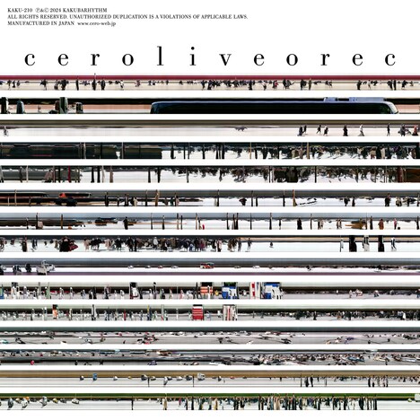 cero「Live O Rec」ジャケット