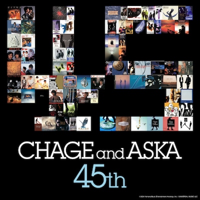 CHAGE and ASKA 45周年キービジュアル