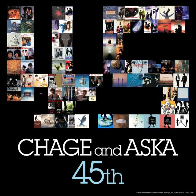CHAGE and ASKA 45周年キービジュアル